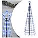 Illuminazione Albero Di Natale Con Picchetti 570led Blu 300cm - Foto miniatura 1