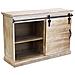 Mobile Credenza Madia Da Interno Con 4 Cassetti E 1 Anta Scorrevole Struttura In Legno E Metallo Linea Industrial - Foto miniatura 2