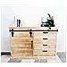 Mobile Credenza Madia Da Interno Con 4 Cassetti E 1 Anta Scorrevole Struttura In Legno E Metallo Linea Industrial - Foto miniatura 8