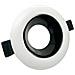 Portafaretto Orientabile Incasso Per Soffitto Supporto Faretto Bianco Nero - Foto miniatura 2