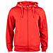 Basic Active Hoody Full Zip Rosso L - Foto miniatura 1