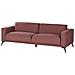 Divano 3 Posti Ange Tessuto Bordeaux - Foto miniatura 5
