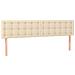 Letto a Molle Materasso e LED bianco 200x200cm in Tessuto - Foto miniatura 7