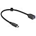 Cavo coassiale USB 10 Gbps da USB Type-C maschio a Tipo-A femmina da 25 cm - Foto miniatura 2