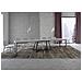 Tavolo allungabile 90x140/400 cm Booster cashmere gambe antracite - Foto miniatura 4