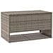 Scatola per Cuscini da Esterno Grigio 100x55x55,5 cm Polyrattan - Foto miniatura 1