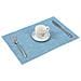 Set Di 6 Tovagliette In Pvc - 30x45cm - Blu E Bianco: Protezione E Stile Per La Tua Tavola Blue + White - Foto miniatura 2