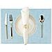Set Di 6 Tovagliette In Pvc - 30x45cm - Blu E Bianco: Protezione E Stile Per La Tua Tavola Blue + White - Foto miniatura 3