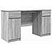 Scrivania  Grigio Sonoma 140x49x76 cm Legno ingegnerizzato - Foto miniatura 1