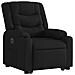 Poltrona Alzapersona Reclinabile Elettrica Nera in Tessuto - Foto miniatura 4
