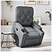 Poltrona Alzapersona Reclinabile Grigio in Similpelle - Foto miniatura 2