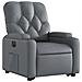 Poltrona Alzapersona Reclinabile Grigio in Similpelle - Foto miniatura 4