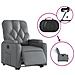 Poltrona Alzapersona Reclinabile Grigio in Similpelle - Foto miniatura 6
