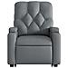 Poltrona Alzapersona Reclinabile Grigio in Similpelle - Foto miniatura 9