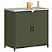 Armadietto per Stoccaggio in Cucina Verde oliva Acciaio - Foto miniatura 3