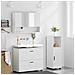 Set di mobili per il bagno 3 pcs Bianco 76.5 x 35 x 64 cm - Foto miniatura 4