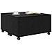 Tavolino da salotto Rovere nero 75 x 75 x 38 cm - Foto miniatura 3