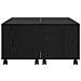 Tavolino da salotto Rovere nero 75 x 75 x 38 cm - Foto miniatura 7