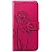 Custodia A Portafoglio Per Iphone 17 Design Premium Fiori Farfalla, Rosso - Foto miniatura 5