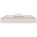 Struttura Letto Pouf senza Materasso 200x200 cm Similpelle - Foto miniatura 7