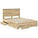 Struttura del letto con testiera Rovere Sonoma 140 x 190 cm - Foto miniatura 5