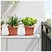 Vaso quadrato per fiori 6 pcs Rosso Mattone 20 x 20 x 16 cm - Foto miniatura 2