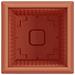 Vaso quadrato per fiori 6 pcs Rosso Mattone 20 x 20 x 16 cm - Foto miniatura 7