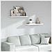 Scaffale da parete 2 pcs Marmo Bianco 90 x 23,5 x 4 cm - Foto miniatura 2