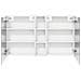 Set di Armadi da Bagno con lo scaffale 3 pcs 120 x 14,5 x 70 cm - Foto miniatura 7