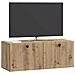 Mobile Porta TV da Muro Rovere Artigianale 78,5 x 31 x 30 cm - Foto miniatura 2