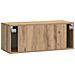 Mobile Porta TV da Muro Rovere Artigianale 78,5 x 31 x 30 cm - Foto miniatura 6