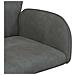 Sedia da scrivania girevole 54 x 55 x 90 cm Grigio Scuro - Foto miniatura 6