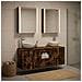 Set di Armadi da Bagno 5 pcs Rovere Fumo 53 x 15,5 x 70 cm - Foto miniatura 2
