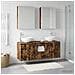 Set di Armadi da Bagno 5 pcs Rovere Fumo 53 x 15,5 x 70 cm - Foto miniatura 4