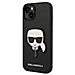 Karl Lagerfeld Klhcp14msapkhk Custodia Per Iphone 14 Plus 6,7 Nera /nera Saffiano Con Patch Karl's Head - Foto miniatura 3