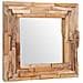 Specchio Decorativo In Legno Di Teak 60x60 Cm Quadrato - Foto miniatura 2