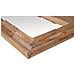 Specchio Decorativo In Legno Di Teak 60x60 Cm Quadrato - Foto miniatura 7