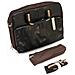 Borsa Notebook BS290 15.6? Vintage Bag in Ecopelle con Tasca Posteriore per Trolley Colore Marrone - Foto miniatura 6