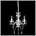 Lampadario Con Perline Bianco Tondo 3 E14 - Foto miniatura 6