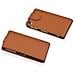 Custodia Compatibile Con Sony Xperia Z2 In Marrone Cioccolata - Coperchio Protettivo In Design Flip Realizzato In Similpelle Testurizzata - Foto miniatura 5