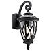 Lanterna Da Parete Per Esterno 1 Luce, Nero Strutturato, Ip44, E27 - Foto miniatura 1