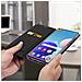 Custodia Samsung Galaxy A21s Portafoglio Funzione Supporto - Nero - Foto miniatura 3