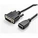Cableadapter, DVI M - HDMI F, Nero, 0,15 mm (0.00591")  - Foto miniatura 1