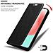 Custodia Compatibile Con Samsung Galaxy A41 In Nero Di Notte - Coperchio Protettiva Con Chiusura Magnetica, Funzione Stand E Tasca Per Le Carte - Foto miniatura 6