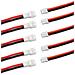 5 Paia 10 Cavi Connettore Maschio E Femmina Ph 2.0 Per Batteria Jjrc H36 H67 Blade Inductrix Emachine E010 E013, Colore Nero, Jst-eh - Foto miniatura 1