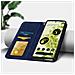 Custodia Portafoglio Google Pixel 6a Soft-touch Copertina Magnetica Blu - Foto miniatura 5