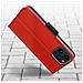 Custodia Portafoglio Iphone 14 Pro Funzione Supporto Rossa / Blu - Foto miniatura 4