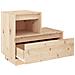 Comodini 2 Pz 60x34x51 Cm In Legno Massello Di Pino - Foto miniatura 5