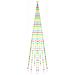 Albero di Natale Pennone Colorato 310 LED 300 cm - Foto miniatura 1