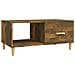 Tavolino Da Salotto Rovere Fumo 89,5x50x40 Cm Legno Multistrato - Foto miniatura 2